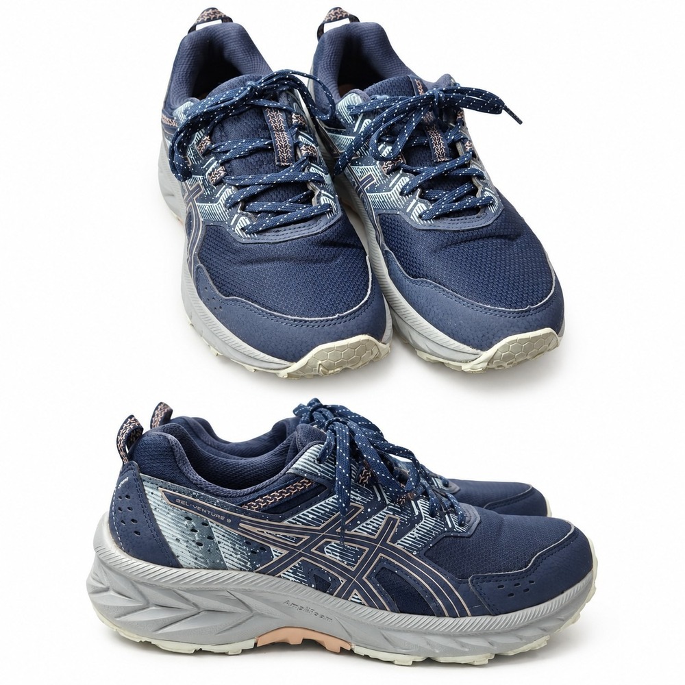 ASICS Ortholite GEL-Venture 9 Trail Running Sneaker Women Sz 9 Blue Teal Sleek